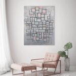 Πινακας σε καμβά MONDRIAN - COMPOSITION NO IV