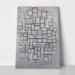 Πινακας σε καμβά MONDRIAN - COMPOSITION NO IV