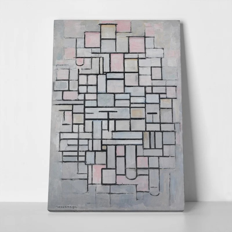 Πινακας σε καμβά MONDRIAN - COMPOSITION NO IV