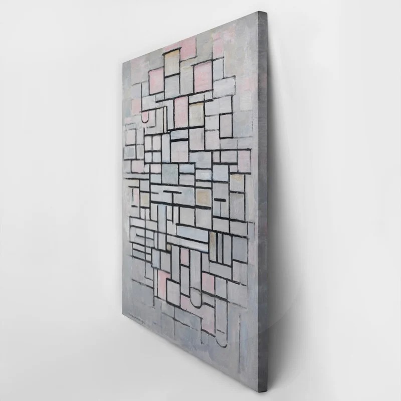 Πινακας σε καμβά MONDRIAN - COMPOSITION NO IV