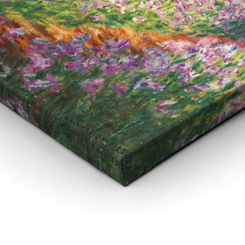Πίνακας σε καμβά MONET - IRISES IN MONET'S GARDEN