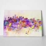 Πινακας σε καμβά NEW YORK WATERCOLOR