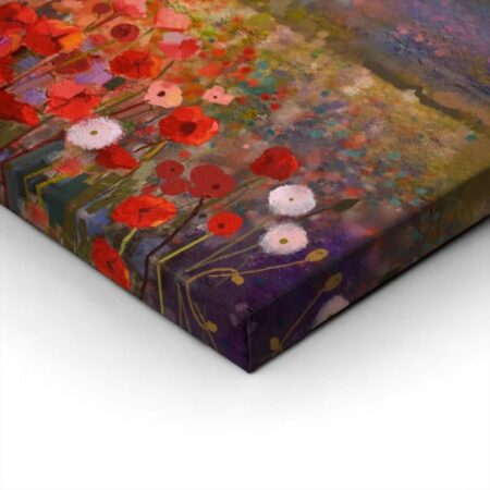 Πινακας σε καμβά OIL PAINTING POPPY DANDELION DAISY FLOWERS - Υπαιθρος Sticky 1