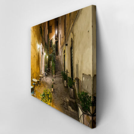 Πινακας σε καμβά OLD COURTYARD - Πολεις και Αρχιτεκτονικη Sticky 2