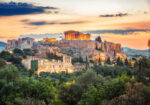 Πινακας σε καμβά PARTHENON SUNRISE