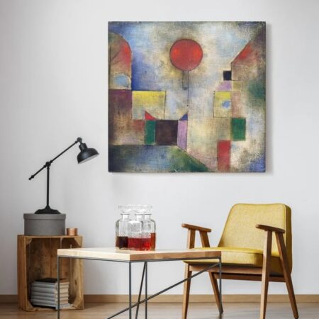 Πίνακας σε καμβά PAUL KLEE - RED BALLOON