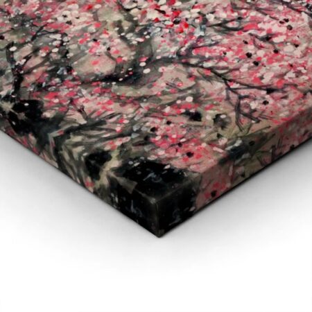 Πινακας σε καμβά PINK CHINESE LANDSCAPE - Ανθη Δεντρων Sticky 1
