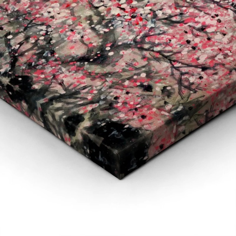 Πινακας σε καμβά PINK CHINESE LANDSCAPE