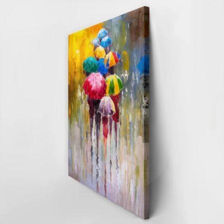 Πινακας σε καμβά RAINY DAY OIL PAINTING - Ουρανος - Καιρικα φαινομενα Sticky 3