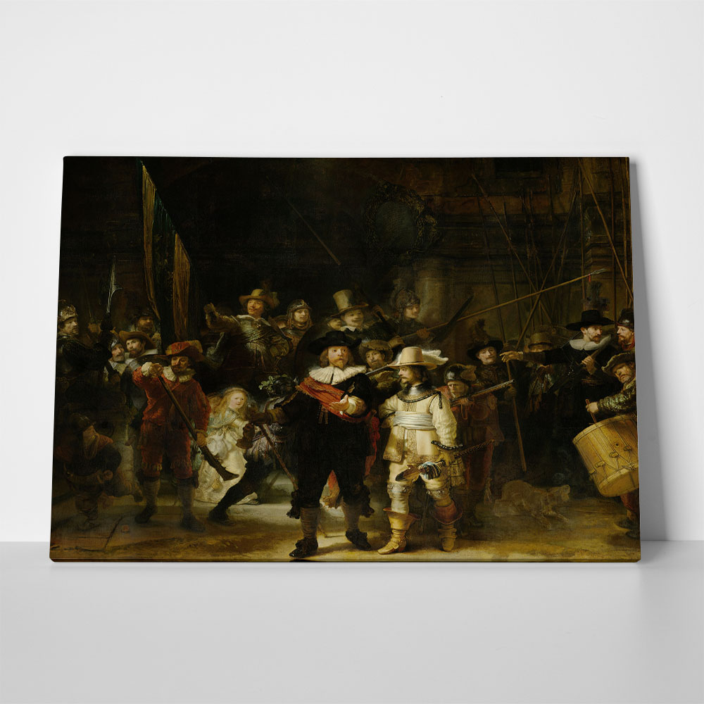 Πινακας σε καμβά REMBRANDT - THE NIGHTWATCH