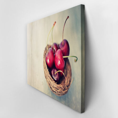 Πινακας σε καμβά RIPE CHERRIES - Food and Drink Sticky 2