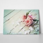 Πινακας σε καμβά ROMANTIC BEAUTIFUL ROSES