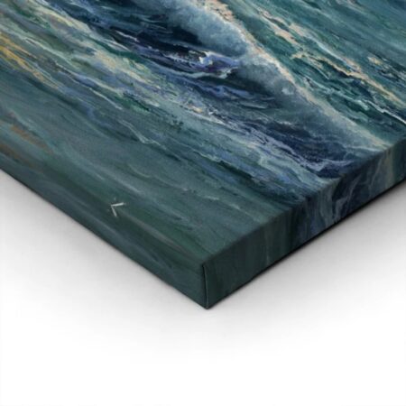 Πινακας σε καμβά SEA SHORE OIL PAINTING - Κυματα Sticky 1