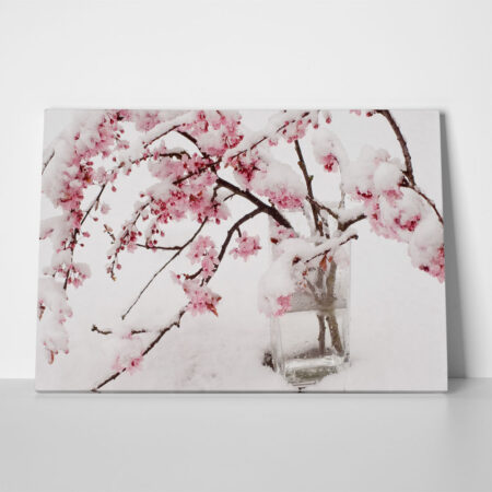 Πινακας σε καμβά SNOW BLOSSOM - Ανθη Δεντρων
