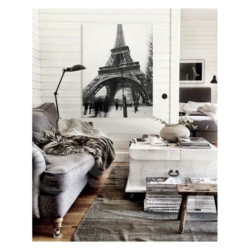 Πινακας σε καμβά SNOW EIFFEL