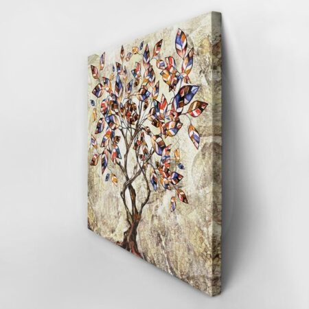 Πίνακας σε καμβά STYLIZED TREE OIL PAINTING - Εργα Τεχνης Sticky 3