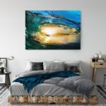 Πινακας σε καμβά SUNSET WAVE