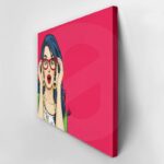 Πινακας σε καμβά SURPRISED WOMAN POP ART 2