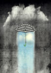 Πινακας σε καμβά SURREAL GOOD AND BAD WEATHER