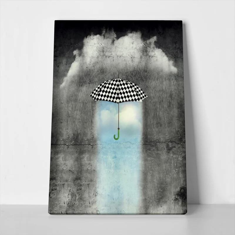 Πινακας σε καμβά SURREAL GOOD AND BAD WEATHER