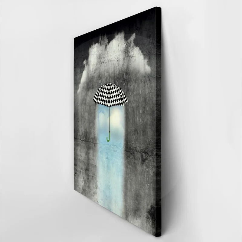 Πινακας σε καμβά SURREAL GOOD AND BAD WEATHER