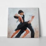 Πίνακας σε καμβά TANGO DANCERS 4