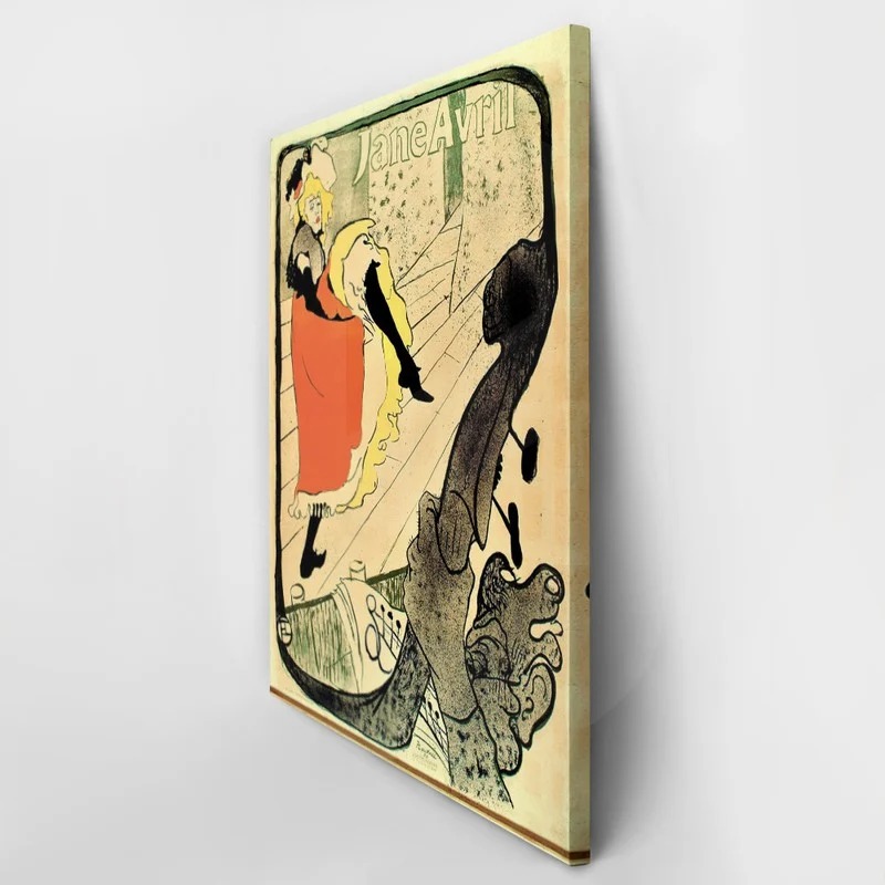 Πινακας σε καμβά TOULOUSE LAUTREC - JANE AVRIL