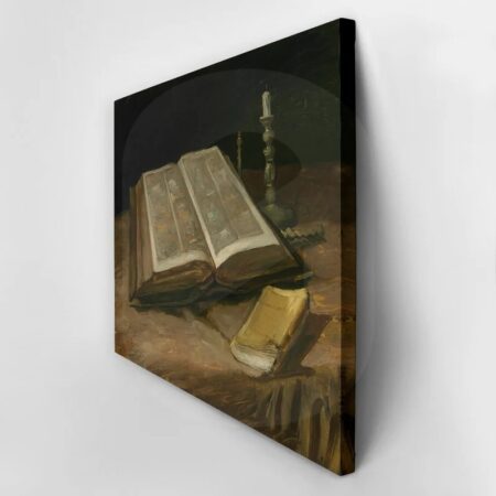 Πινακας σε καμβά VAN GOGH - STILL LIFE WITH BIBLE - Vincent Van Gogh Sticky 3
