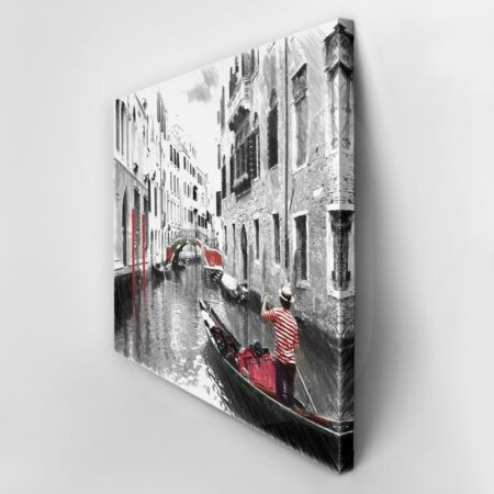 Πινακας σε καμβά VENICE DIGITAL PAINTING - Παραθαλασσιες πολεις και χωρια Sticky 2