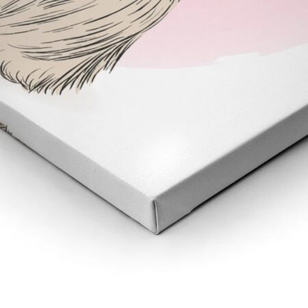 Πίνακας σε καμβά SMALL CUTE PUPPY GIRL - Παιδικοι και set Sticky 1