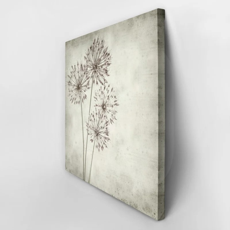 Πίνακας σε καμβά TEXTURED OLD PAPER BACKGROUND ALLIUM
