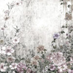 Πίνακας σε καμβά ABSTRACT FLOWERS 3
