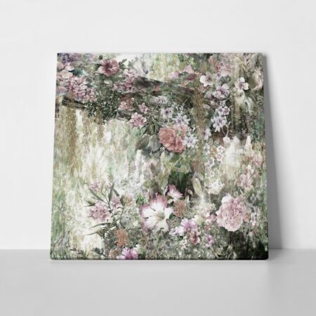 Πίνακας σε καμβά ABSTRACT FLOWERS 2 - Floral - Λουλουδια