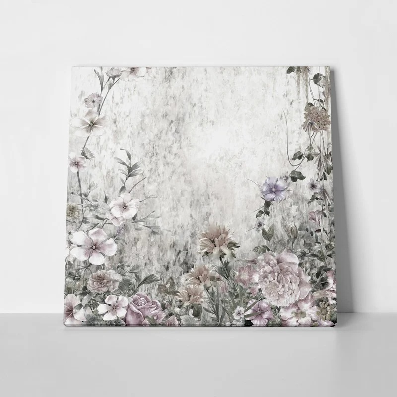Πίνακας σε καμβά ABSTRACT FLOWERS 3