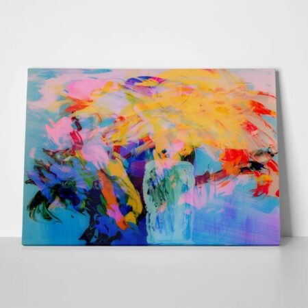 Πινακας σε καμβά ABSTRACT PAINTING ON GLASS - Αφηρημενα και Abstract