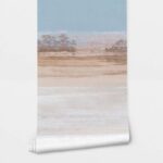 Αυτοκόλλητη Ταπετσαρία τοίχου ABSTRACT PASTEL LANDSCAPE