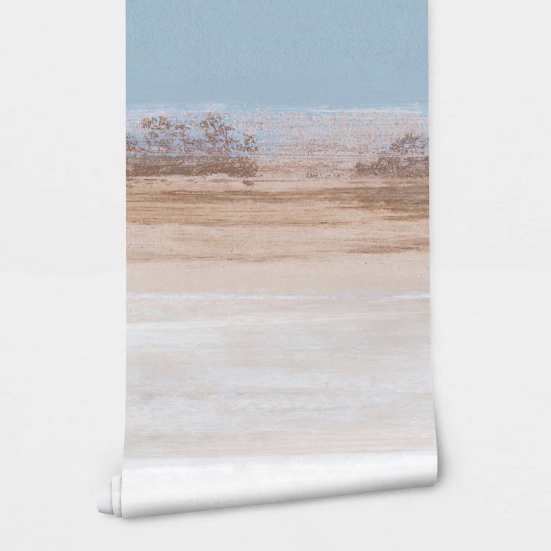 Αυτοκόλλητη Ταπετσαρία τοίχου ABSTRACT PASTEL LANDSCAPE