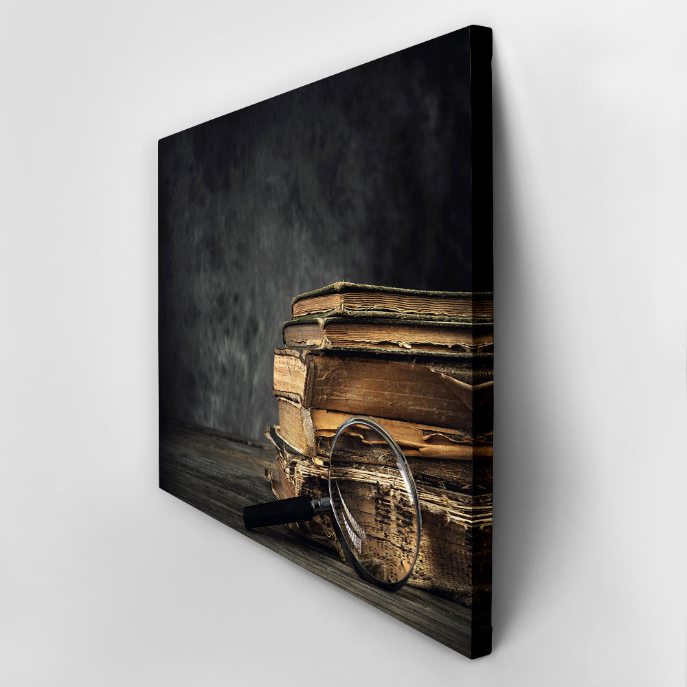 Πινακας σε καμβά ANTIQUE BOOKS