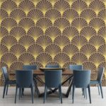Αυτοκόλλητη Ταπετσαρία τοίχου ART DECO PATTERN