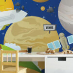 Αυτοκόλλητη Ταπετσαρία τοίχου SOLAR SYSTEM