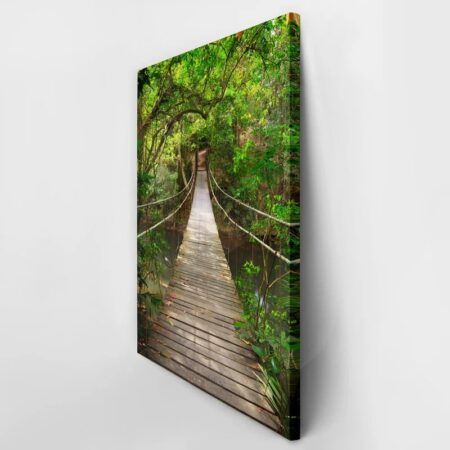 Πινακας σε καμβά BRIDGE TO THE JUNGLE THAILAND - Δασος Sticky 2
