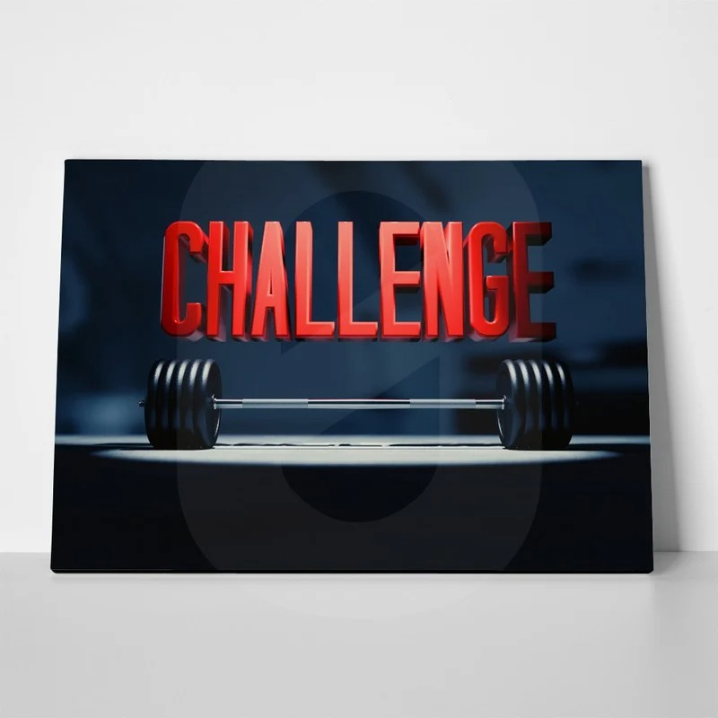 Πινακας σε καμβά CHALLENGE