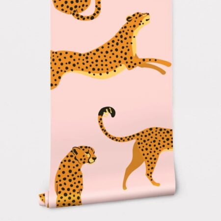 Αυτοκόλλητη Ταπετσαρία τοίχου CHEETAH PATTERN - Tropical Sticky 1