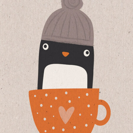 Πινακας σε καμβά CUTE PENGUIN - Παιδικοι και set Sticky 4