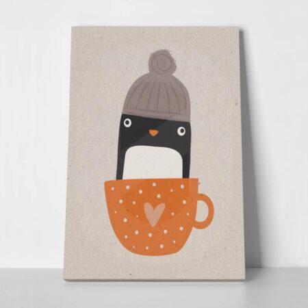 Πινακας σε καμβά CUTE PENGUIN - Παιδικοι και set