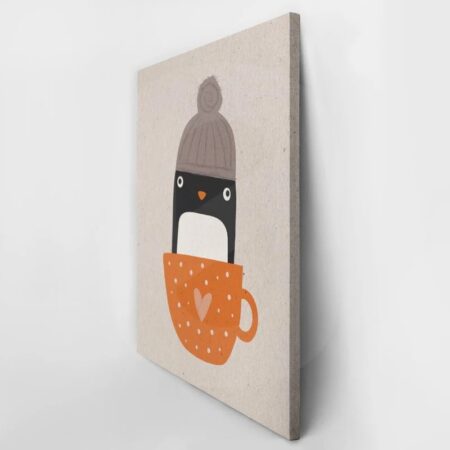 Πινακας σε καμβά CUTE PENGUIN - Παιδικοι και set Sticky 2