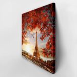 Πίνακας σε καμβά EIFFEL'S AUTUMN LEAVES