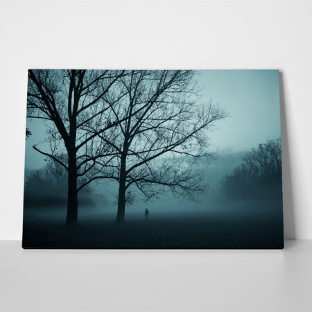 Πινακας σε καμβά FOG TREE - Δασος