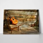 Πινακας σε καμβά GUITAR CHAIR
