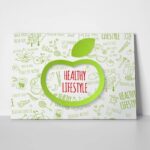 Πινακας σε καμβά HEALTHY LIFESTYLE